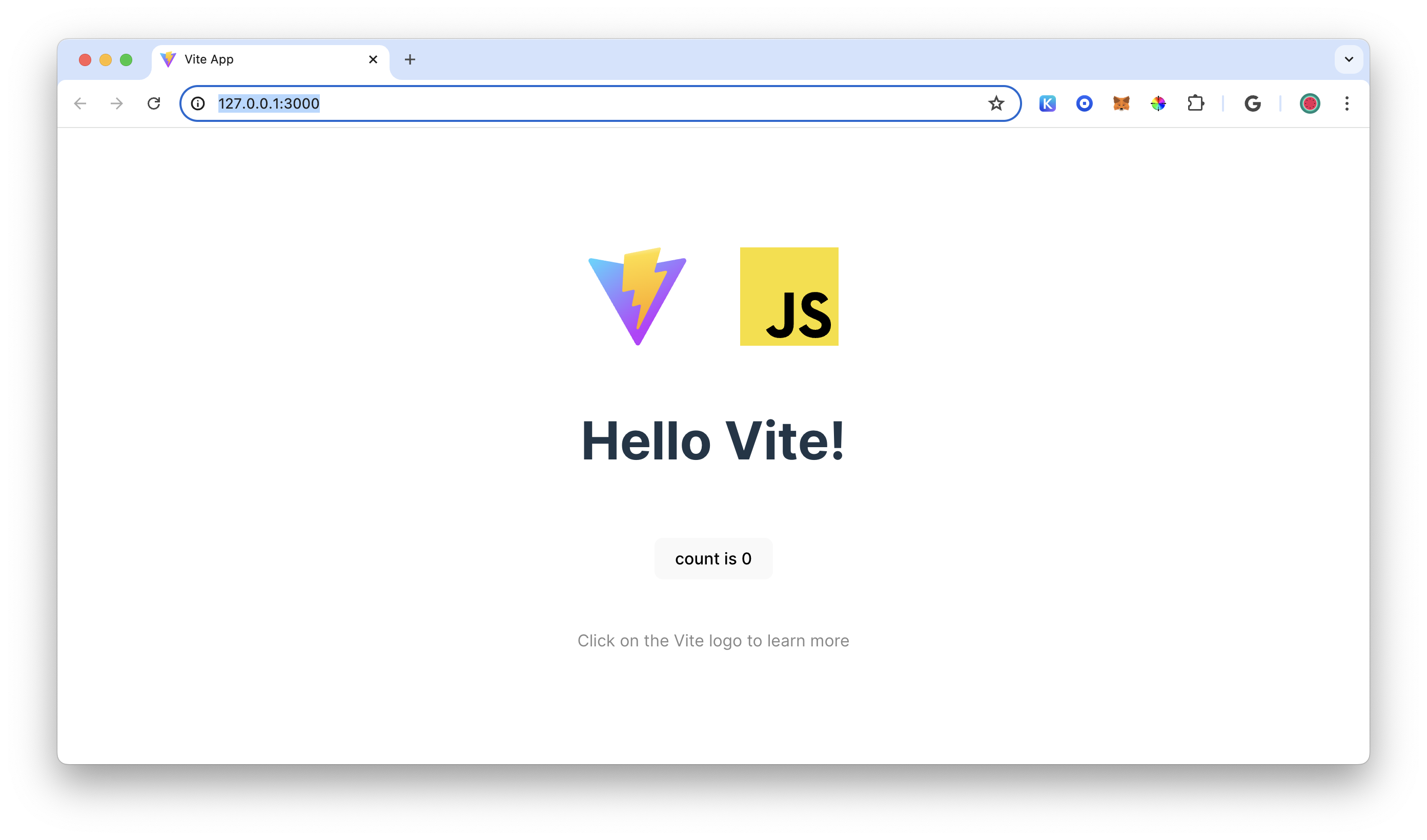 vite static site preview